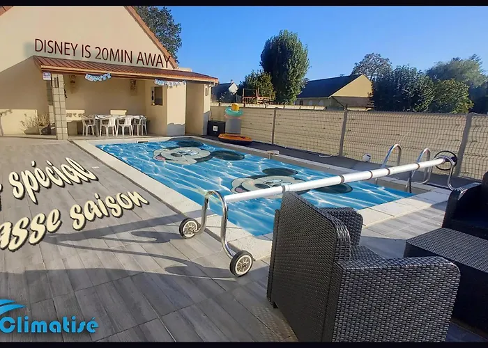 15Min De Disney, Dependance Et Piscine Privee A La Campagne