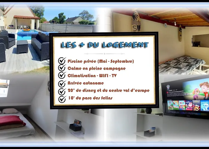 15Min De Disney, Dependance Et Piscine Privee A La Campagne